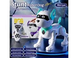 Perro robot acrobático multifuncional con control remoto CHRUI (verde)