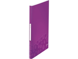 Carpeta LEITZ WOW 40 bolsillos Morado (A4 - Capacidad: 80 hojas)