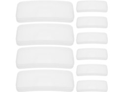 Conjunto De 10 Estojos Para Óculos Leves, De Plástico, Com Clipe, Compactos E Portáteis Para Armazenamento Simples E Fácil.