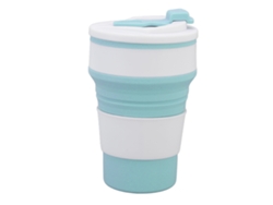 Vaso de vidrio transparente de doble pared con tapa, ideal para café y leche.