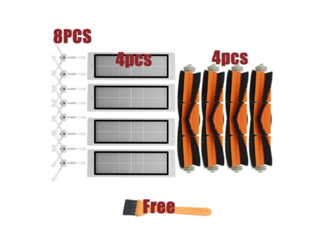 Piezas de aspiradora, accesorios para Xiaomi 1S Sdjqr01Rr Roborock S50 S51 S5, filtro Hepa, Cepillo Lateral, cepillo principal, caja de polvo