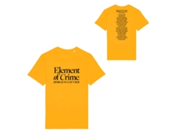 Element Of Crime Morgens Um Vier Tour T- Rockinstone Size:s