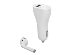 Auriculares Inalámbricos Bluetooth 5.0 De Un Solo Lado Con Cargador Para Coche Para Uso Profesional.