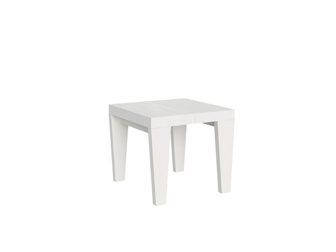 Mesa de Comedor ITAMOBY Spimbo (90x90/246 - Paneles de Melamina - Fresno Blanco)