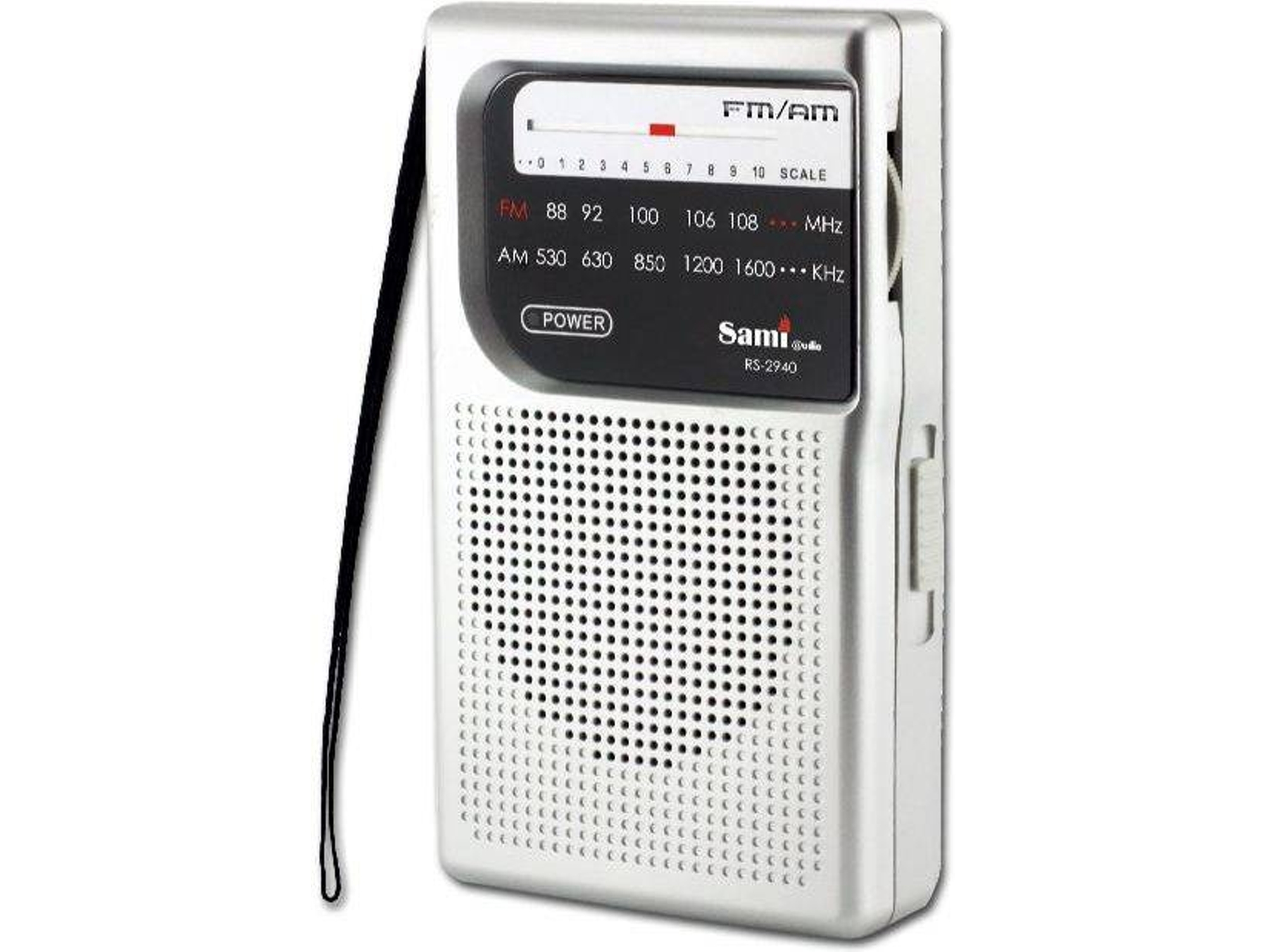 Radio Portátil con Auriculares SAMI RS2940 (Analógico - AM/FM - Pilas)