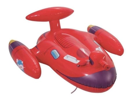 Bestway 41100 Flotador para piscina y playa azul rojo flotador de montaje vinilo monótono/negro
