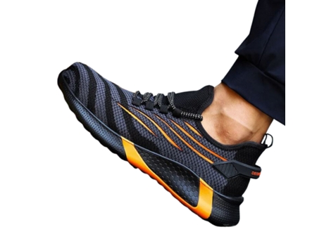 Zapatillas TECHNO -STORE Deportiva Antiimpacto Unisex (38 - Naranja)