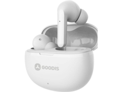 Auriculares Bluetooth True Wireless GOODIS Casual Estilo (Outlet Grado A - In Ear - Micrófono - Blanco)