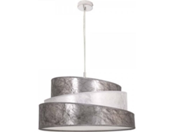Lámpara de Suspensión FABRILAMP Colonia (Plateado - E27 - 60 W - Metal)