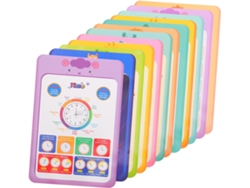12 Láminas Impermeables De Pósteres Educativos Para Preescolar, Formas Duraderas, Decoración Para La Habitación De Niño.