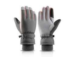 Luvas de inverno femininas Jinwei, térmicas, impermeáveis, antiderrapantes, compatíveis com telas sensíveis ao toque, ideais para dirigir, esquiar, correr, andar de bicicleta e fazer caminhadas.