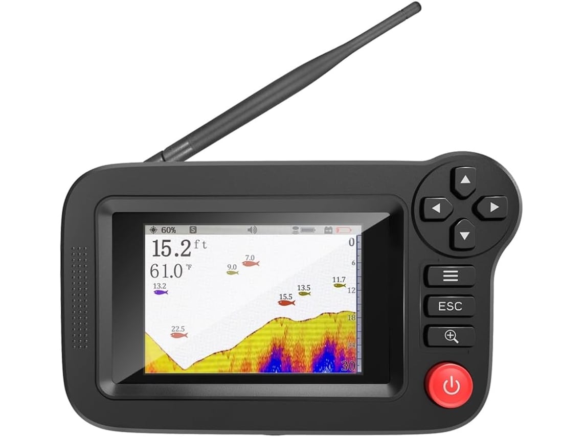 Detector De Peces Y Profundidad Portátil Inteligente Para Pesca