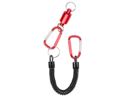 Soporte Magnético Para Red De Pesca Con Cordón Retráctil, Conector De Clip Magnético Para Pesca Con Mosca.