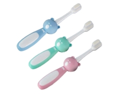 Juego De 3 Cepillos De Dientes Para Niños Pequeños Con Diseño De Dibujos Animados Y Cerdas Suaves Para Bebés.