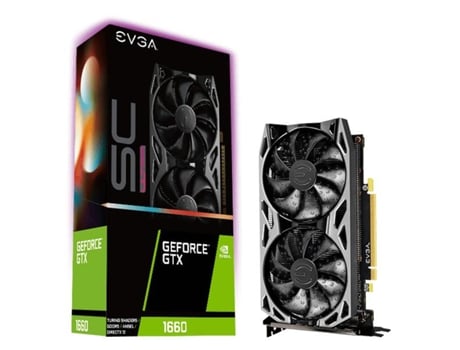 Tarjeta Gráfica EVGA GeForce GTX 1660 (NVIDIA - 6 GB GDDR5)
