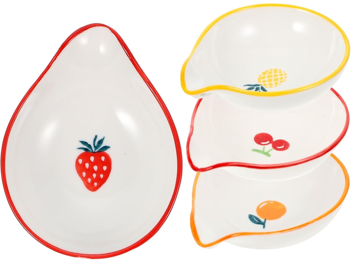 Juego De 4 Prácticos Posacucharas De Cerámica Para Cocina.