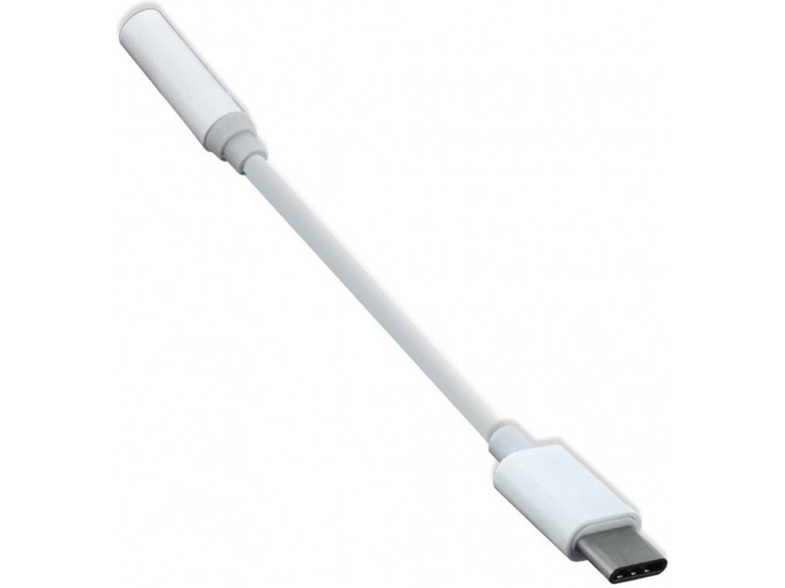 Adaptador 3119687 (conector De 3,5 Mm - Usb-c - Blanco). Alta Velocidade E Compatibilidade, Ideal Para Casa, Escritório E Viagens,