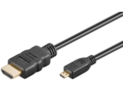 Cable Hdmi 2.0 – Micro Hdmi 4K Uhd 1 Metro Negro – GOOBAY