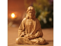 Estatua del Sagrado Corazón en resina para decoración del hogar