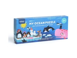 Puzzle MIDEER (Cartón - Azul - 38 x 16 x 5 cm)