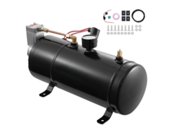 Compresor de aire de 12 V con tanque de 3 L, manómetro y control de presión Tekmaquinas