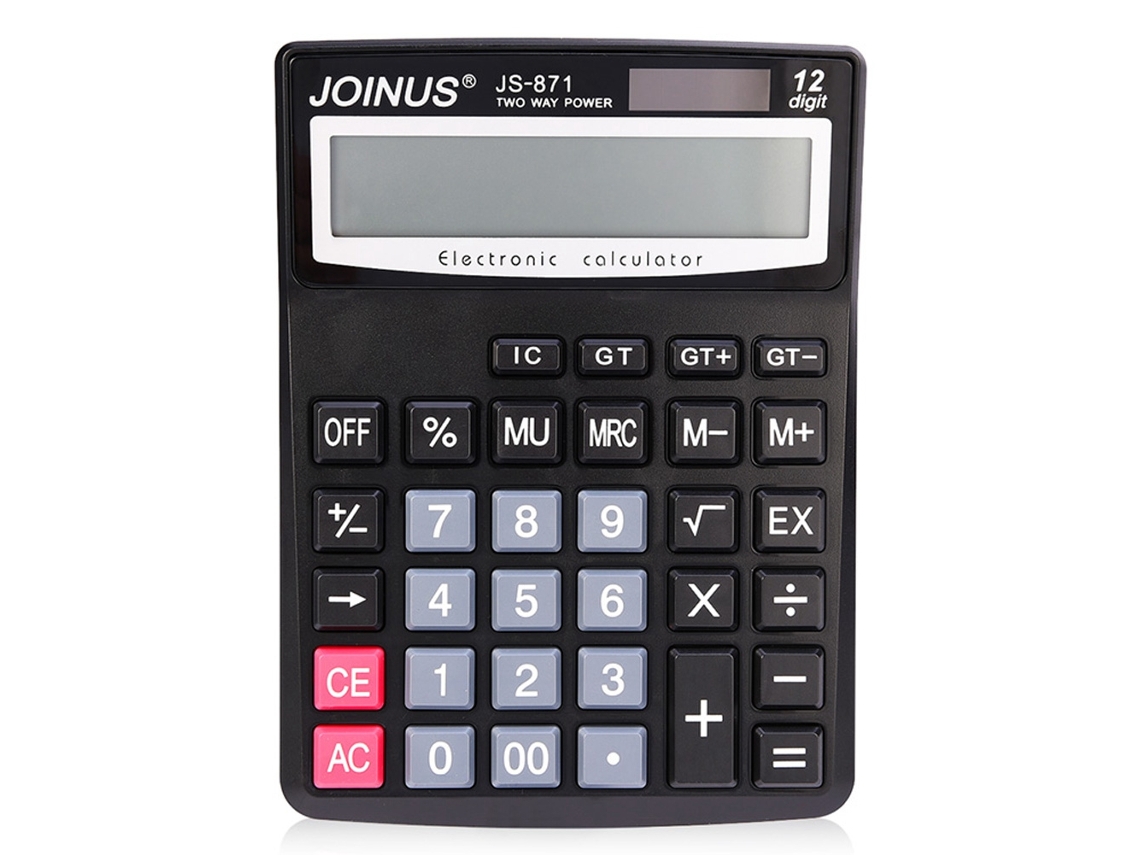 Calculadora electrónica de escritorio sencilla de plástico para oficina y estudiantes.