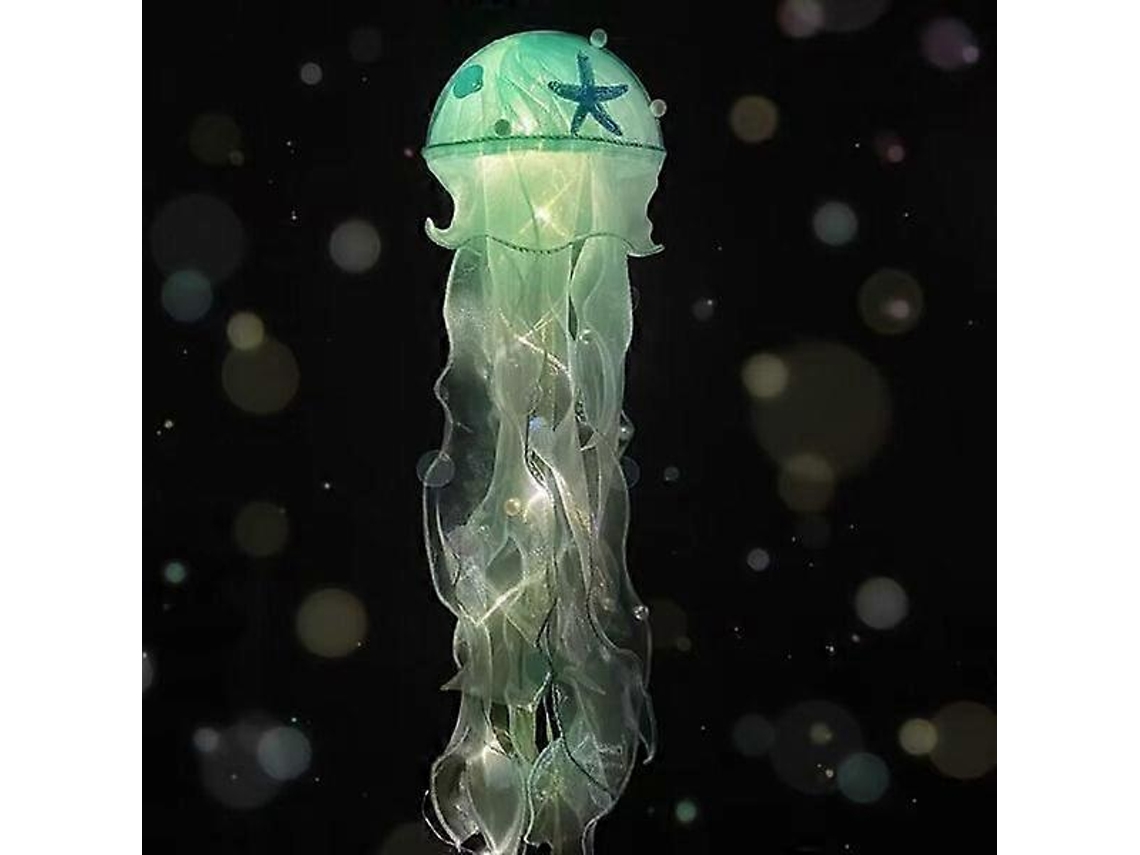 Lámpara Medusa portátil, linterna verde, iluminación decorativa para el hogar, Rosewell