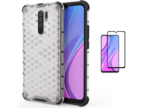 Kit Carcasa y Protector Xiaomi Redmi 9 Full Cover Rumble