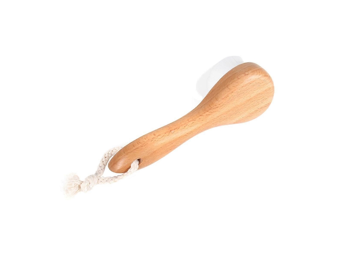Cepillo facial de madera TAISHENGDA para la limpieza profunda de poros (1 unidad)