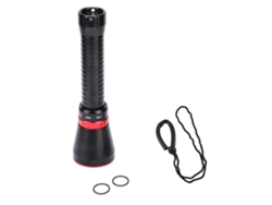 Rebe-linterna Subacuática Impermeable 100m Exterior 18000lm Alta Luminosidad Para Buceo (rojo)