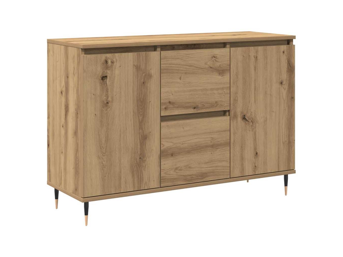 Aparador | Buffet de roble artesanal 101,5 x 35 x 70 cm Madera procesada