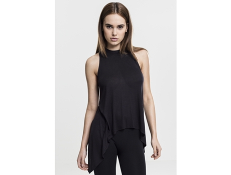 Top de Mujer URBAN CLASSICS Urban Classic Viscosa Negro (Talla: L)