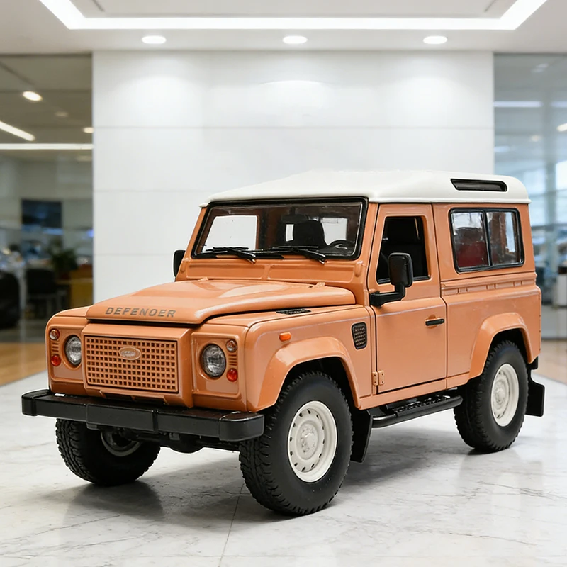 (marrón) Modelos De Coches De Aleación A Escala 1:24 Y Modelos De Coches De Juguete