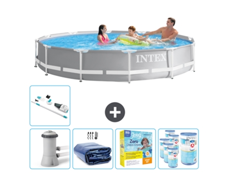 Piscina Tubular INTEX 26712GN-CB26 (6503 L - 366x76cm)