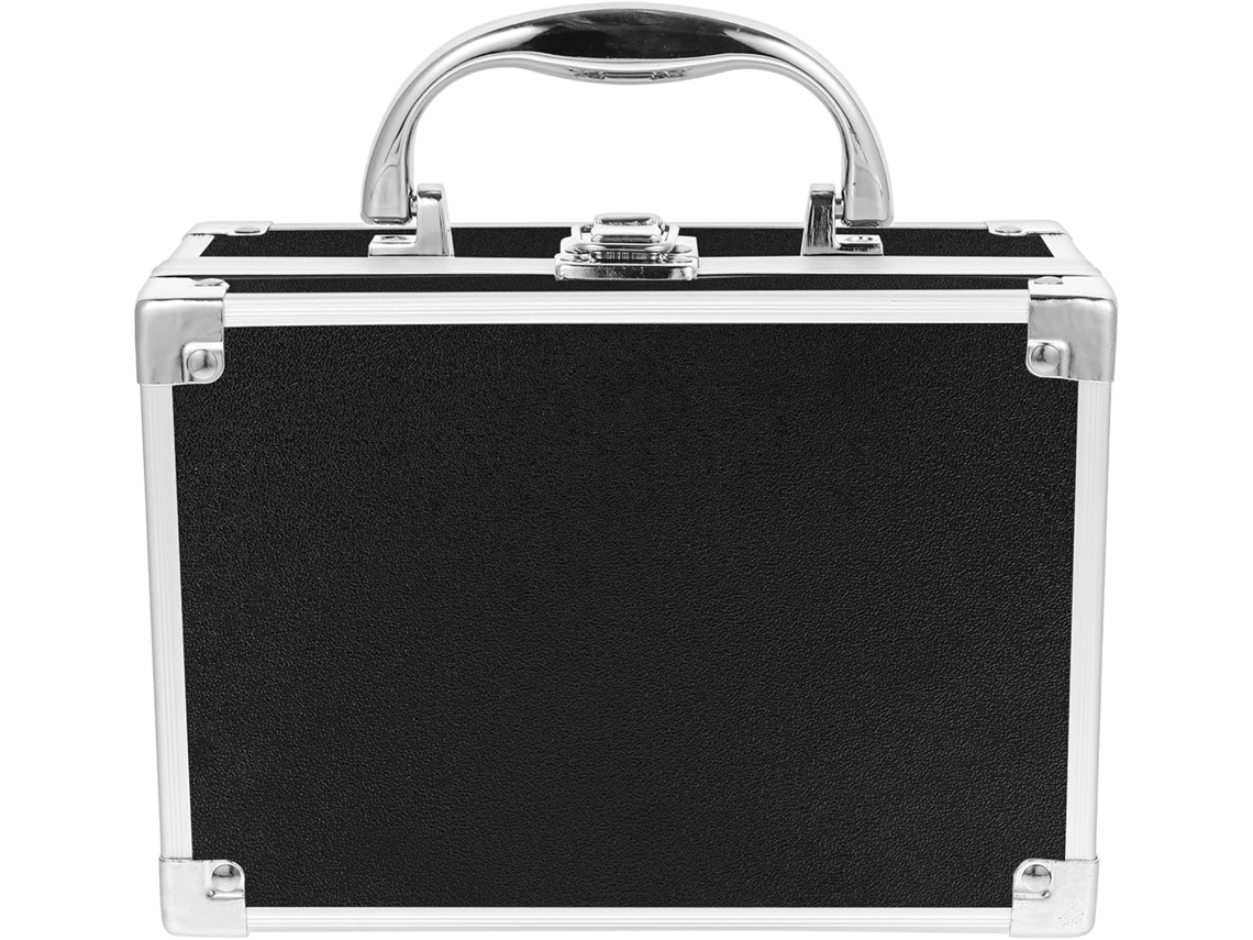 Trousse De Voyage Cosmétique En Alliage D’aluminium Robuste Pequeñoe Valise A Maquillaje Negroe