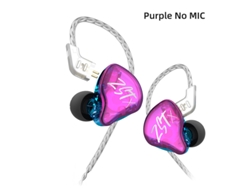 Auriculares intraaurales con controlador híbrido, graves de alta fidelidad, ideales para DJs deportivos Mdug (morados, sin micrófono)