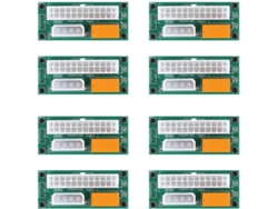 Paquete De 8 Adaptadores De Fuente De Alimentación Duales, Add2psu Atx De 24 Pines