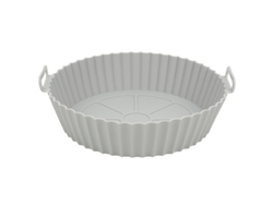Moldes Reutilizáveis De Silicone (8,5 Polegadas, Cinza) - Não Adesivos, Resistentes Ao Calor