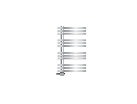 Radiador de baño Hierro EM 600x1000 mm cromo conexión central termostato LUXEBATH