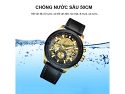 Reloj De Cuarzo Para Hombre, Estilo Casual Y Moderno, Cristal Resistente A Los Arañazos, Batería De Larga Duración.