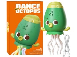 Juguete Musical Bailarín - Pulpo Musical Para Niños, Figura Interactiva Con Luz, Evita Obstáculos, I