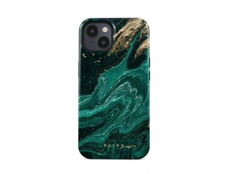 Funda BURGA iPhone 15 Tough MagSafe Emerald