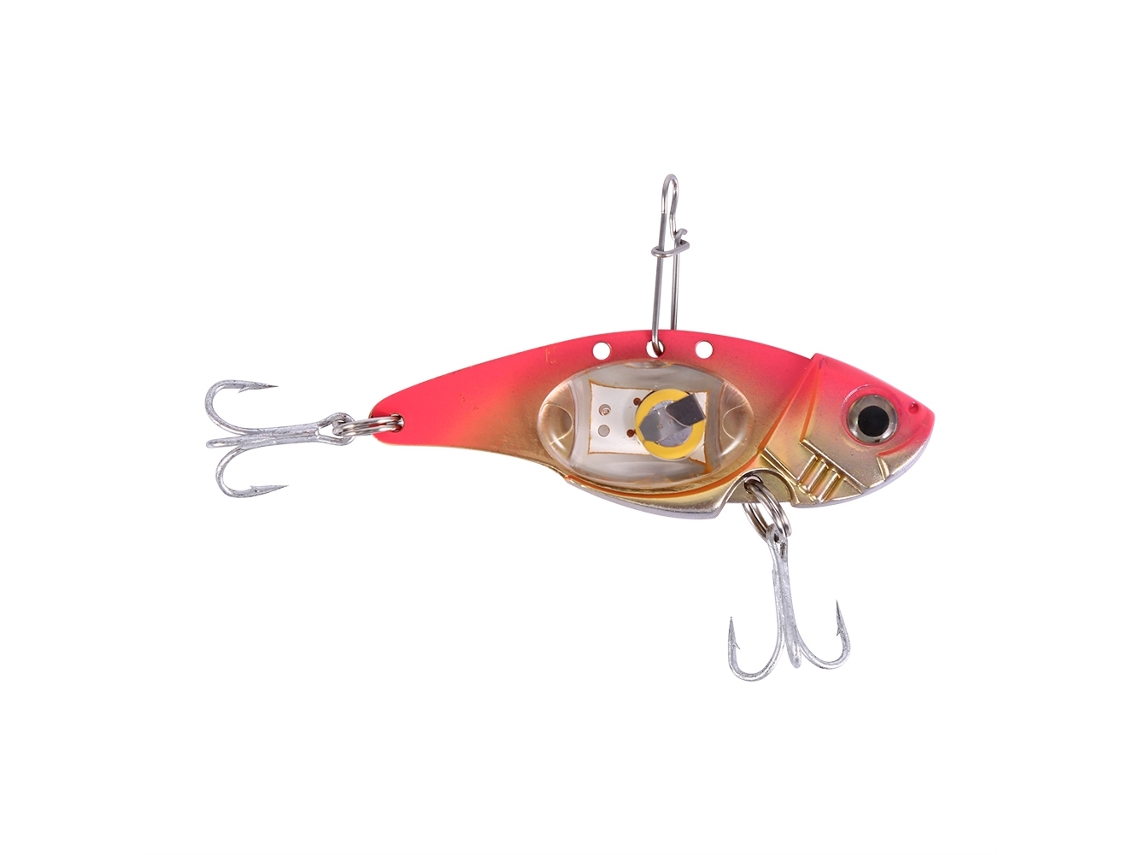 Luz Led Para Pesca Submarina Isca Com Flash Atração De Peixes Acessório Profundo (vermelho)