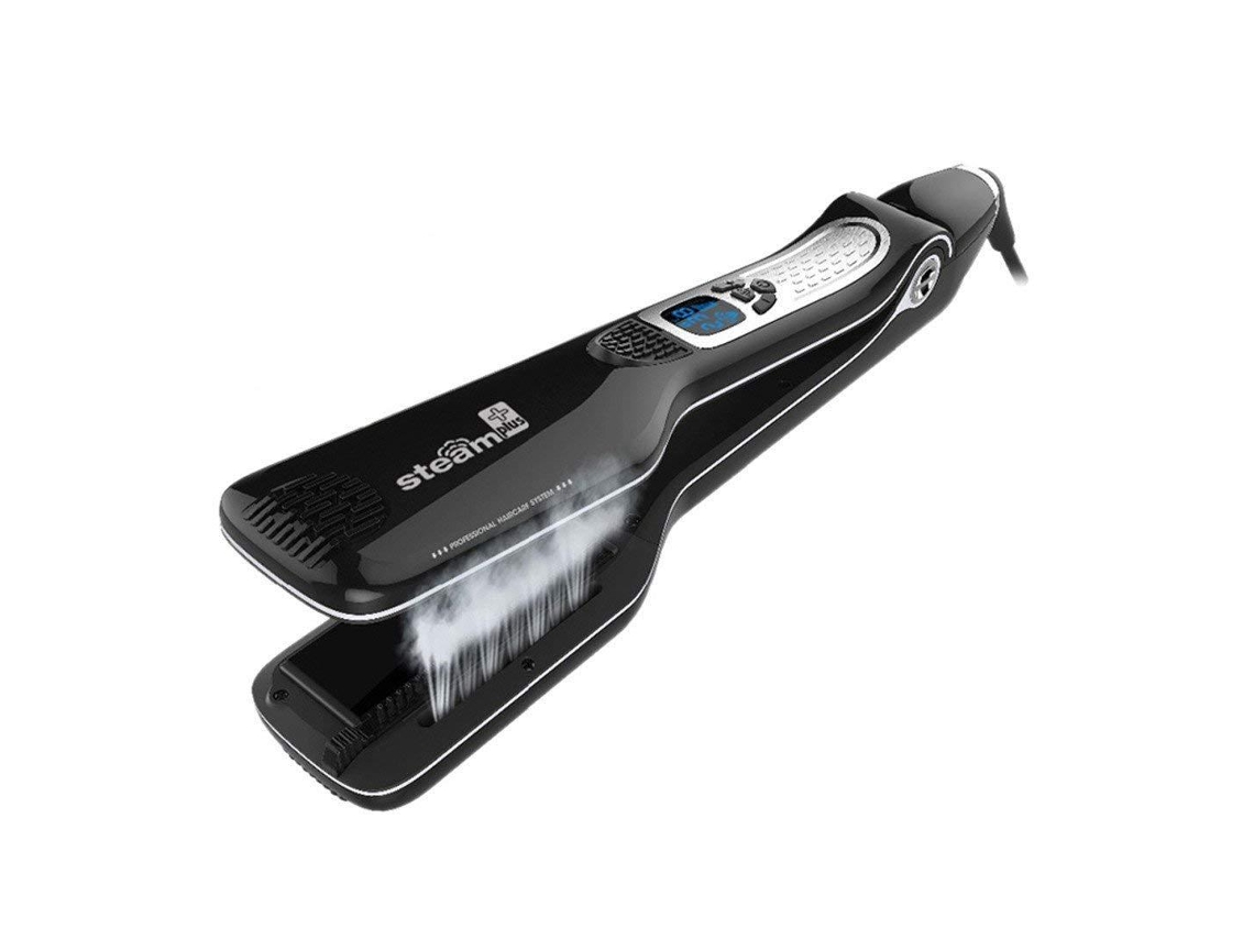 Plancha De Pelo Negra, Rizador De Pelo A Vapor, Alta Temperatura, Multifuncional, Estándar Europeo