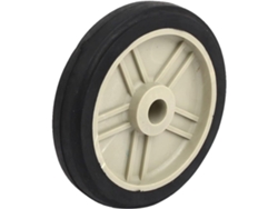 Rueda de plástico de 4,3 pulgadas para compresor de aire con diámetro de orificio interior CHABERLU (13,5 mm).