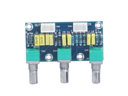 Placa De Tonos Pasiva De Plástico Amplificador Alto Bajo Voltaje Para Control De Volumen Diy