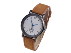 Reloj De Pulsera Casual De Moda Para Mujer Con Diamantes De Imitación Y Movimiento De Cuarzo De Piel Sintética (blanco)