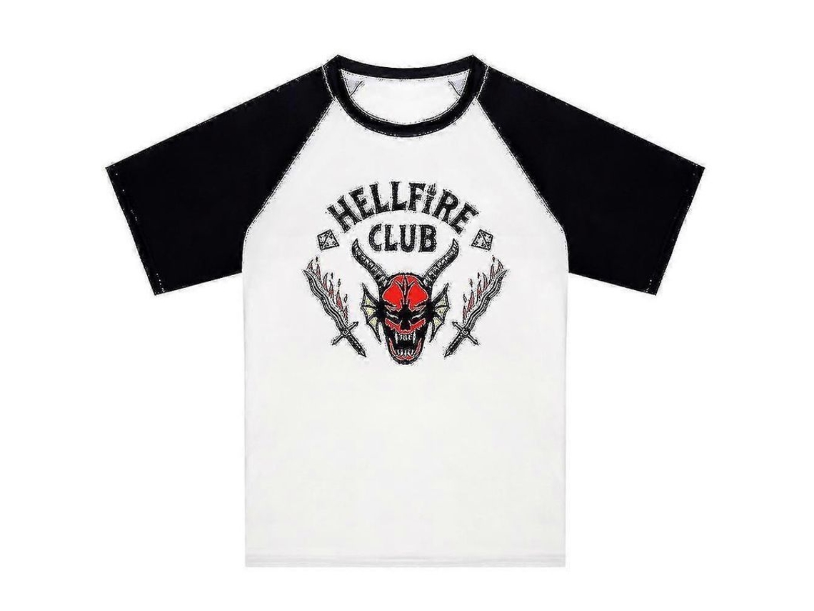 Camiseta Para Adultos Del Club Fuego Infernal De Stranger Things 4 (2022) Divertida Comedia Tallas S A 5xl