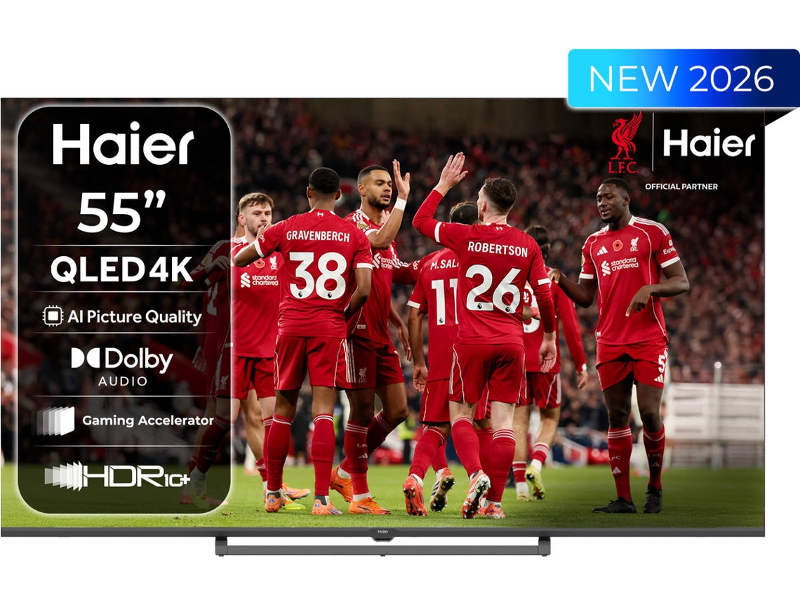 TV HAIER S80 H55S80GUX (QLED - 55'' - 140 cm - 4K Ultra HD - Smart TV)