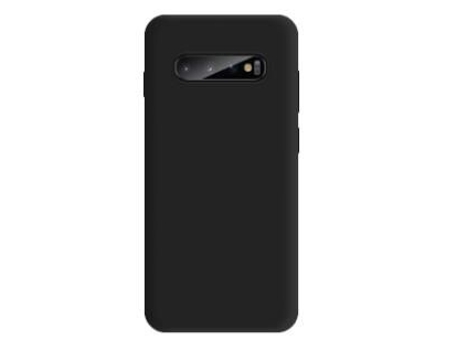 Funda para Samsung Galaxy S10+ ESTUFF Microfibra Negro